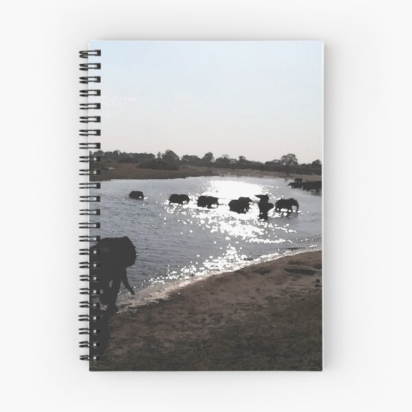 Item preview, Elephant River Watercolour designed and sold by munkeymomo.