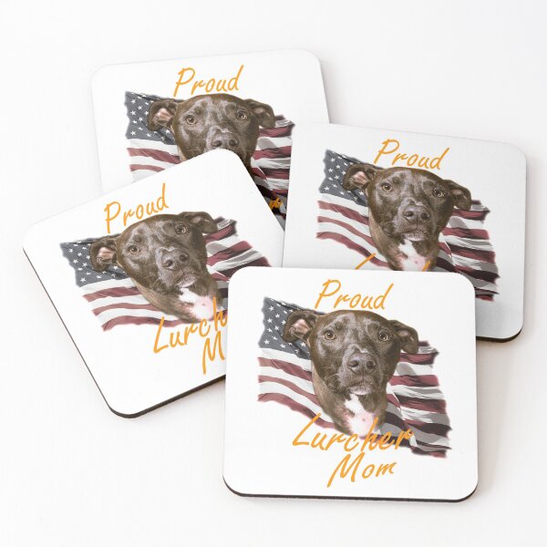 Item preview, Proud Lurcher Mom - US Flag   designed and sold by SadSacDesigns.