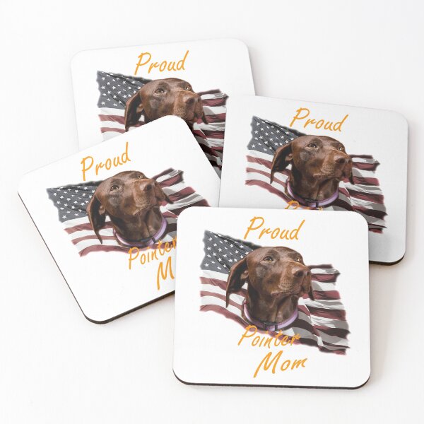 Item preview, Proud Pointer Mom - US Flag   designed and sold by SadSacDesigns.