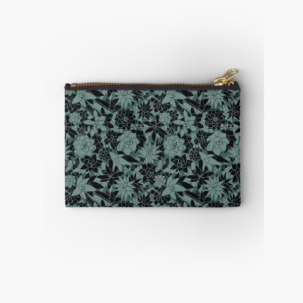 Item preview, Succulent Wall in Mint and Black	 designed and sold by RPuniquedesigns.