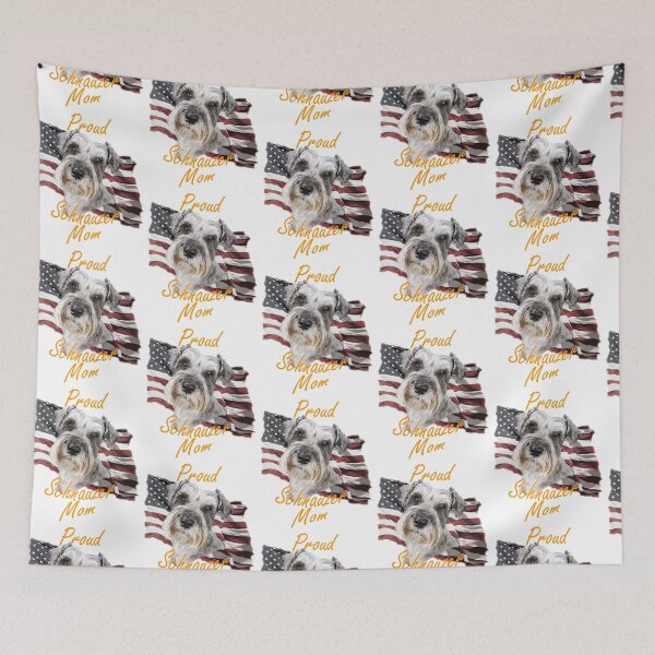 Item preview, Proud Schnauzer Mom - US Flag   designed and sold by SadSacDesigns.