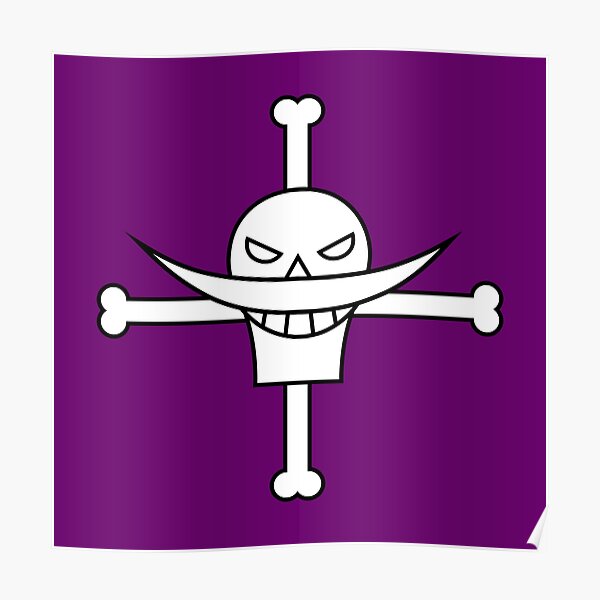 Whitebeard Jolly Roger Posters Redbubble 