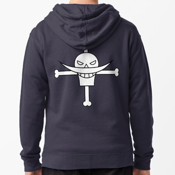 Whitebeard Pirates Jolly Roger Zipped Hoodie