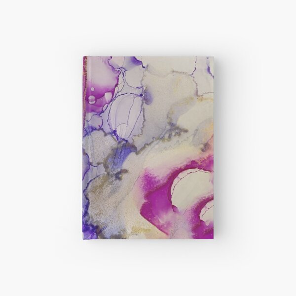 Inking in Purple Hardcover Journal