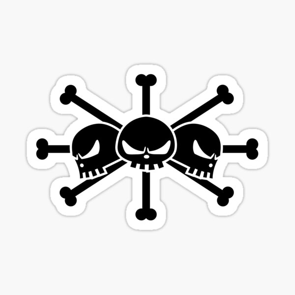 Blackbeard Pirates Jolly Roger Stickers | Redbubble