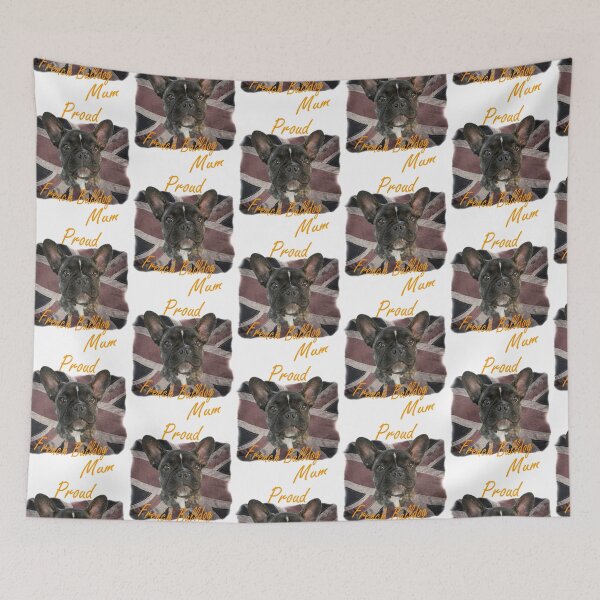 Item preview, Proud French Bulldog Mum - British Flag   designed and sold by SadSacDesigns.