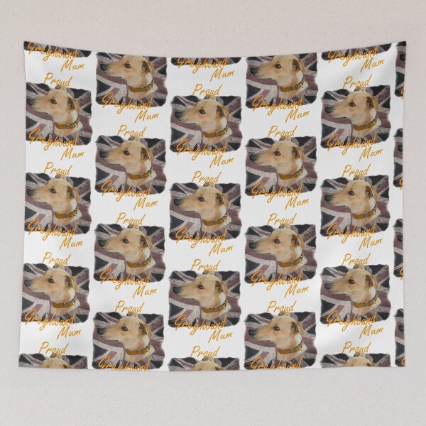 Item preview, Proud Greyhound Mum - British Flag   designed and sold by SadSacDesigns.