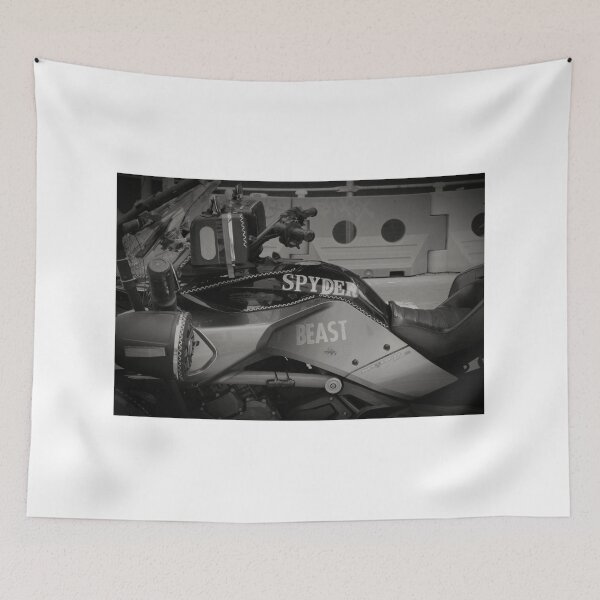 Item preview, Spyder Beast Motorcycle - Black and White designed and sold by BritishYank.