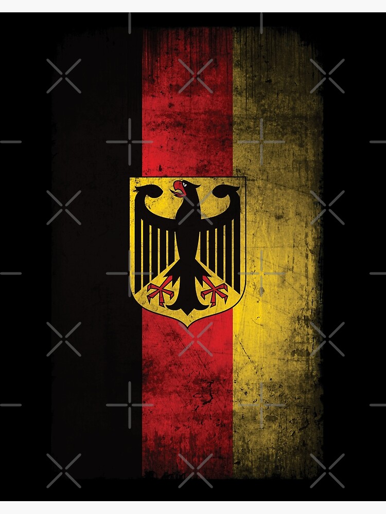 Galeriedruck for Sale mit Deutschland Flagge Adler Wappen Bundesadler von  Beltschazar