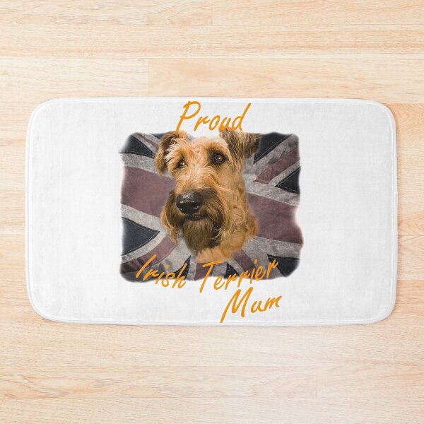 Item preview, Proud Irish Terrier Mum - British Flag   designed and sold by SadSacDesigns.