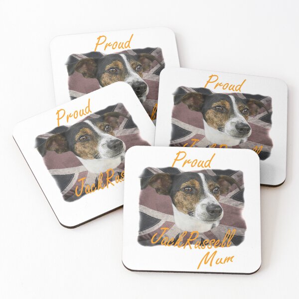 Item preview, Proud Jack Russell Mum - British Flag   designed and sold by SadSacDesigns.
