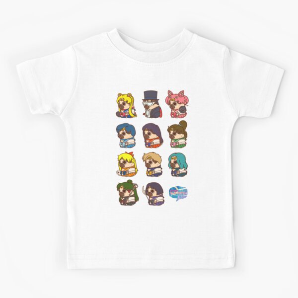 Pretty Soldier Sailor Puglie Kids T-Shirt