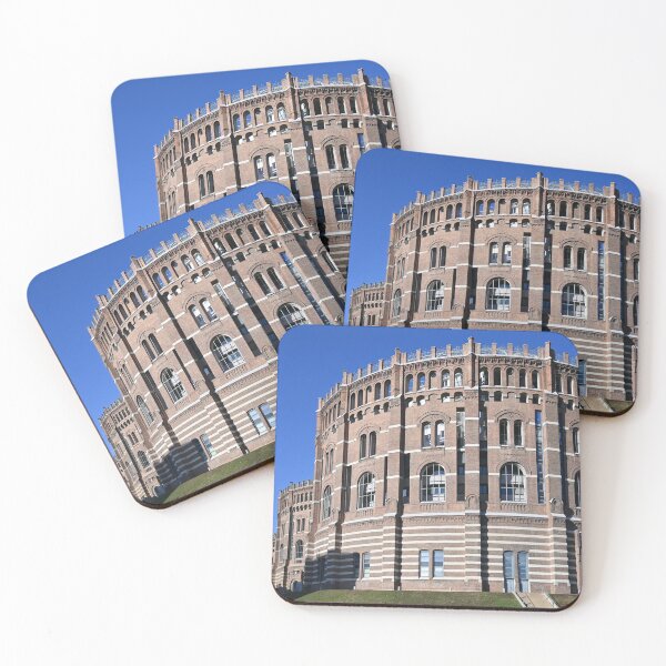 Item preview, four old gas storages Gasometer landmark Vienna Austria designed and sold by goceris.