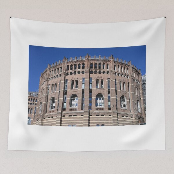 Item preview, Gasometer gas storage landmark Vienna Austria designed and sold by goceris.
