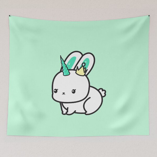 Item preview, Kawaii Bunnycorn - Bunny Unicorn - Mint designed and sold by CinnamonCocaine.