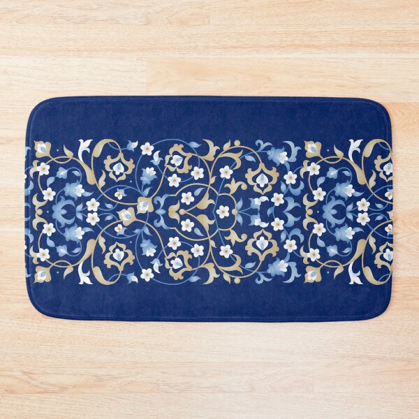 Item preview, Blue Flowers Pattern designed and sold by Anna Pogulyaeva.