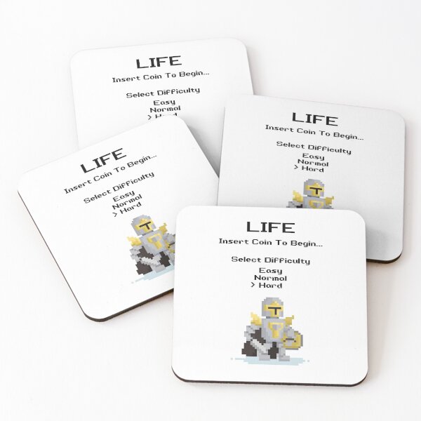 Item preview, 8-bit knight - Life Is Hard designed and sold by Simon Dast.