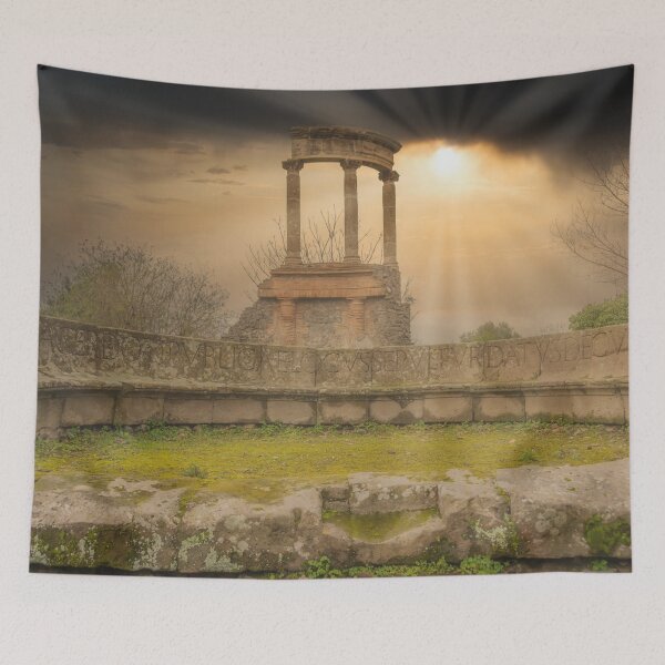 Item preview, Mystical Sunbeams at Sunset in Pompei Italy designed and sold by Jon Shore.