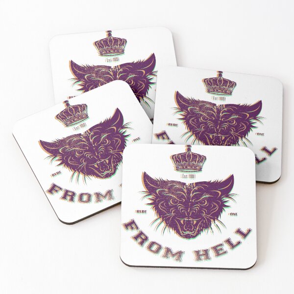 Item preview, Pussy From Hell - stencil - offset Purplee designed and sold by Rudy  Faber.
