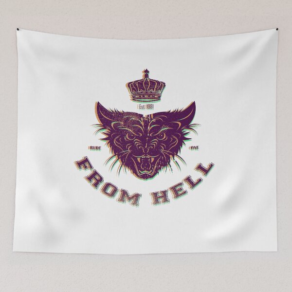 Item preview, Pussy From Hell - stencil - offset Purplee designed and sold by Rudy  Faber.