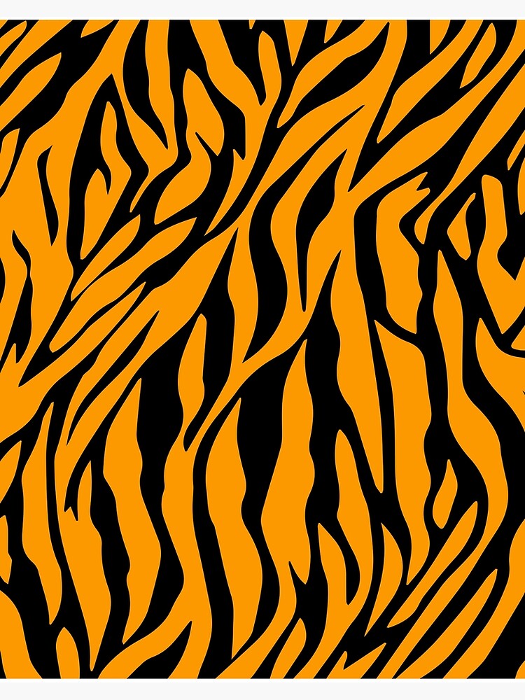 Tiger. Background tiger skin. Black stripes on an orange