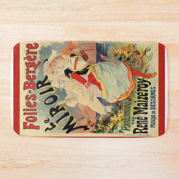 Item preview, French belle epoque mime theatre advertising designed and sold by aapshop.