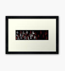 Signature plate Framed Print