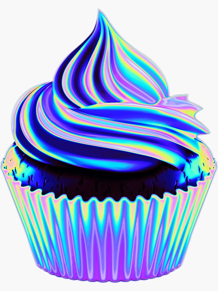 Thumbnail 3 of 3, Sticker, Iridescent Icing designed and sold by dinaaaaaah.