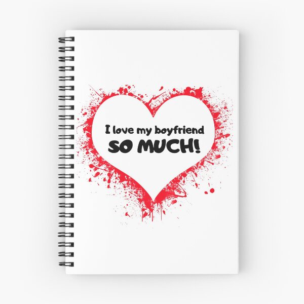 Item preview, I love my boyfriend so much designed and sold by Pameli.