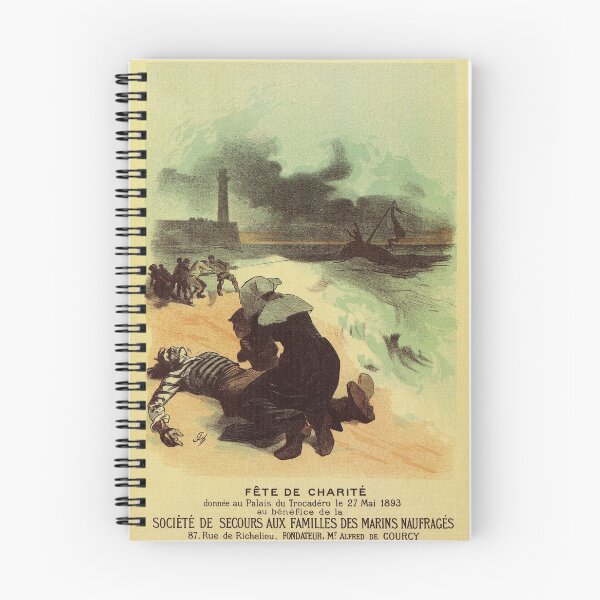 Item preview, 1893 French drowned sailors charity advertising designed and sold by aapshop.