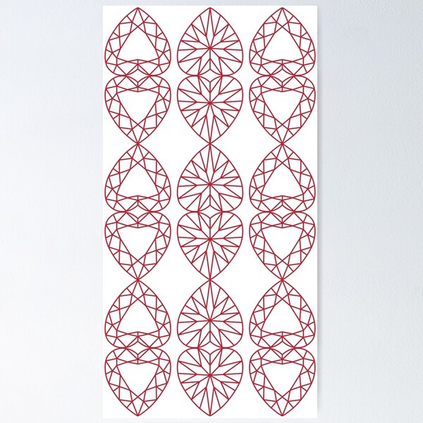 Item preview, Locked Love. White Heart Shaped Diamond Chain designed and sold by RPuniquedesigns.