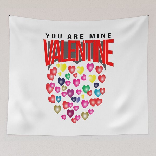Item preview, you are mine valentine day special artwork for all clothing, printing, decorative, designs designed and sold by SueSakpal.