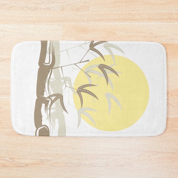 Item preview, Oriental Zen Bamboo And Yellow Sunrise © fatfatin  designed and sold by fatfatin.