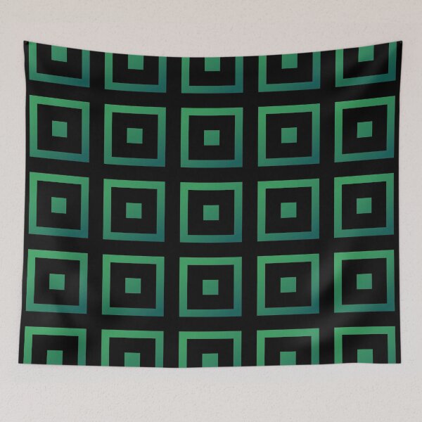 Item preview, ''It's hip to be square'' Pattern Green designed and sold by Point of View.