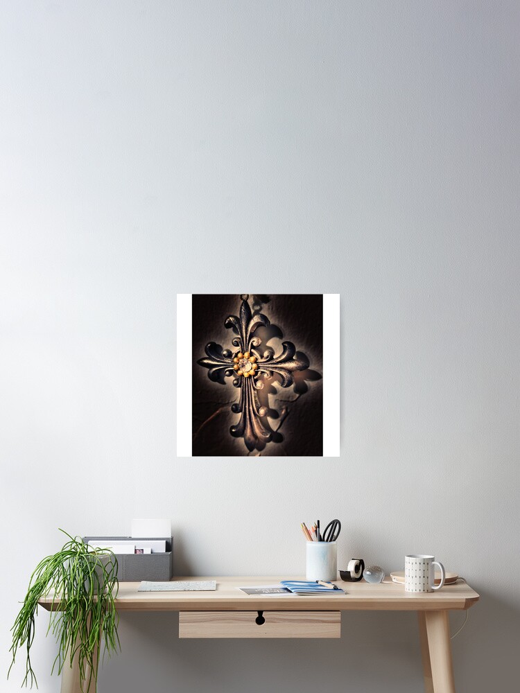 Thumbnail 2 of 3, Poster, Cross designed and sold by ThinkCommon.
