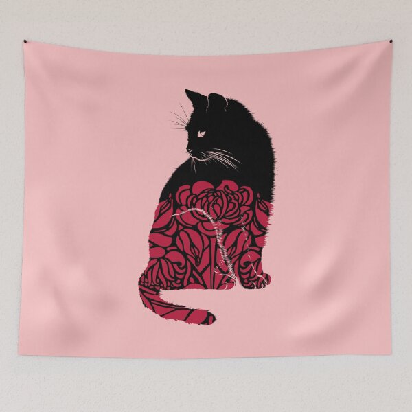 Item preview, Red Ornamental Kitty designed and sold by Sweetie Spicy.