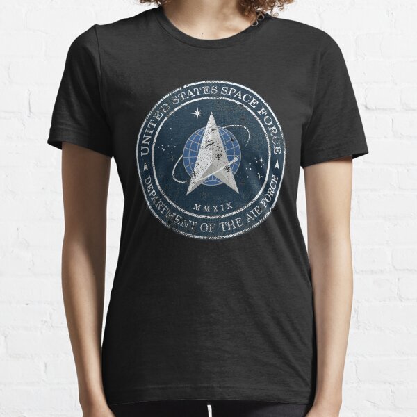 Vintage Space Force New Logo - United States Space Force Distressed Essential T-Shirt