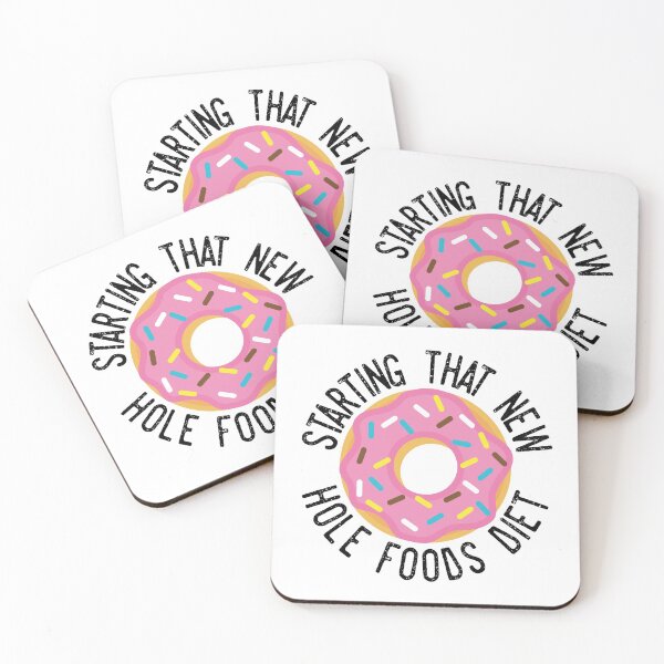 Aperçu de l'œuvre Commencer le régime de Hole Foods - T-shirt drôle de beignet créée et vendue par captainhobbyist.