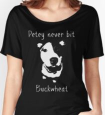 Petey Never Bit Buckwheat Women's Relaxed Fit T-Shirt