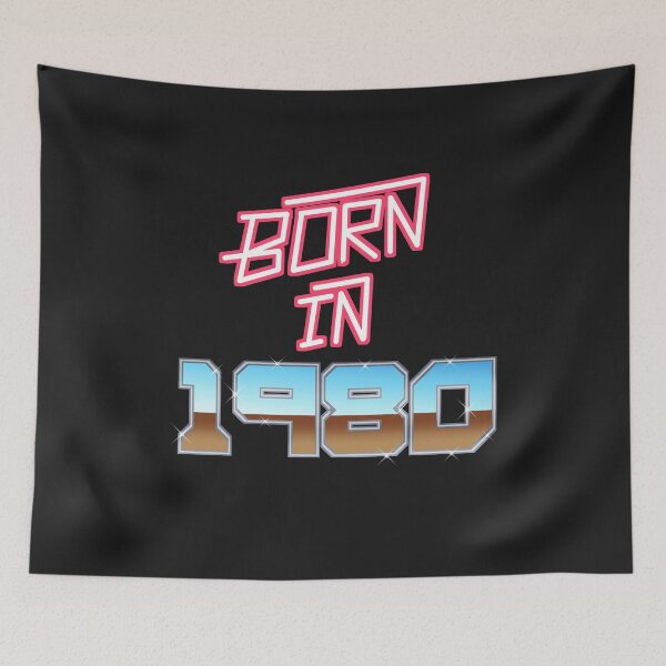 Item preview, Born in 1980 Birthday Gift  designed and sold by WelderSurgeon.