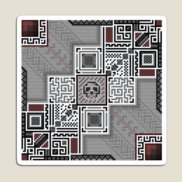 Artikelvorschau, Pixel-Schädel-abstraktes Muster entworfen und verkauft von Gavirlas.