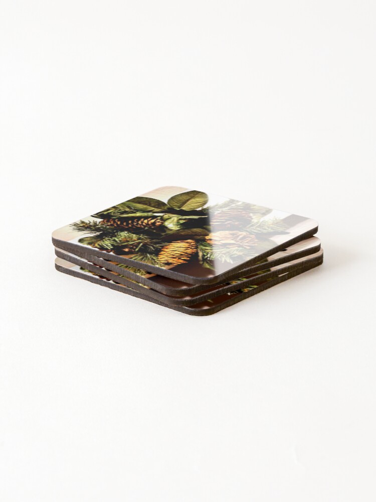 Thumbnail 4 of 5, Coasters (Set of 4), Festive designed and sold by ThinkCommon.
