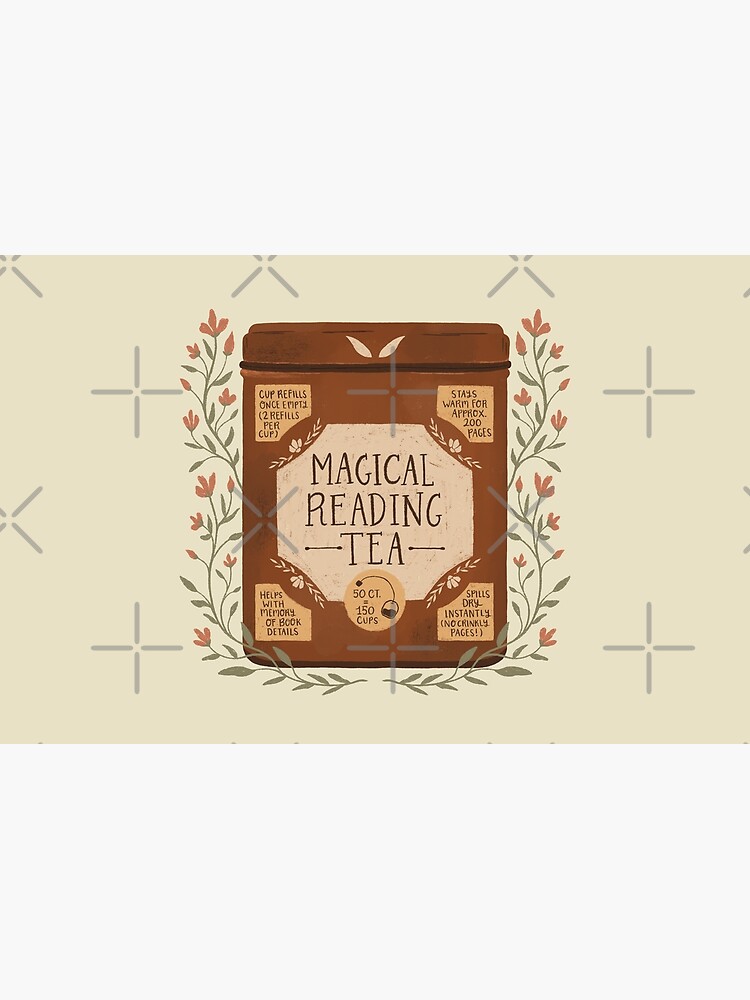 Thumbnail 4 of 4, Zipper Pouch, Magical Reading Tea designed and sold by ohjessmarie.