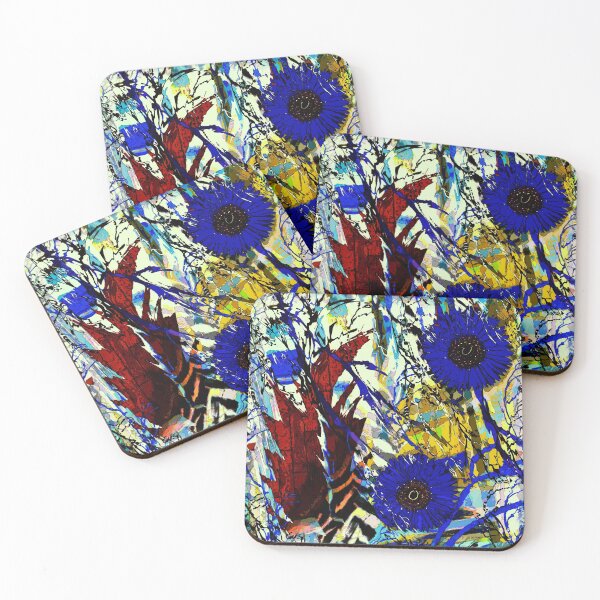 Item preview, Blue Flowers designed and sold by Natalie Holland.