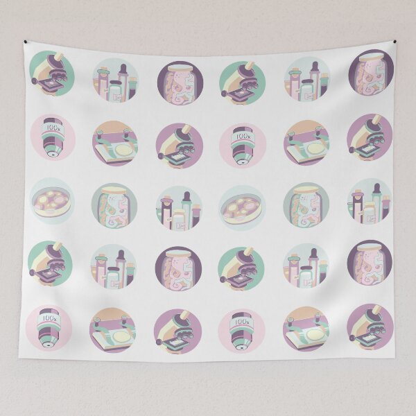 Item preview, Lab Supplies from Microscopia designed and sold by ABIllustrative.