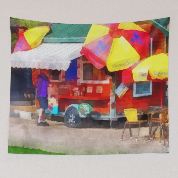 Item preview, Hot Dog Stand in Mall designed and sold by Susan Savad.