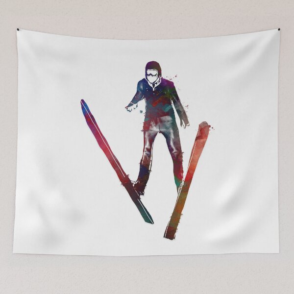 Item preview, Ski jumping sport art #skijump #sport designed and sold by JBJart.