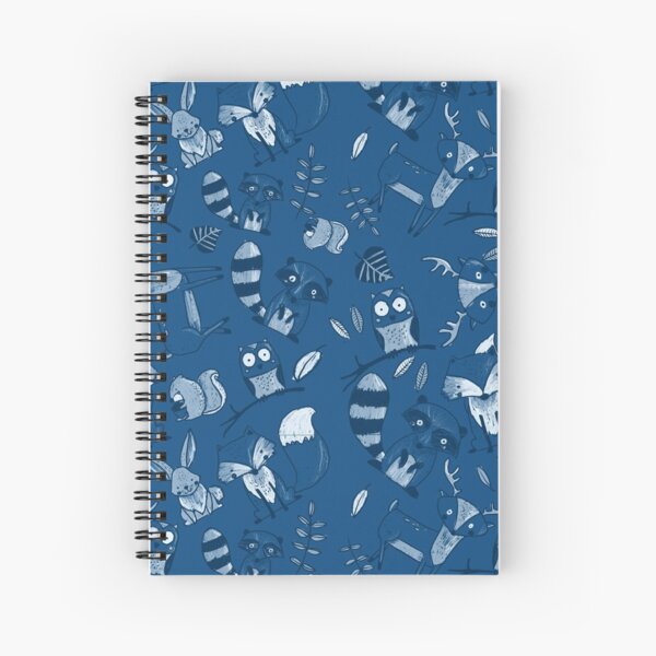 Item preview, Classic Blue Nighttime Woodland Critters designed and sold by VigilanteSilver.