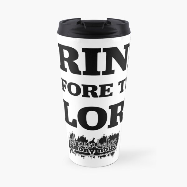 Grind for the Glory Black Travel Mug