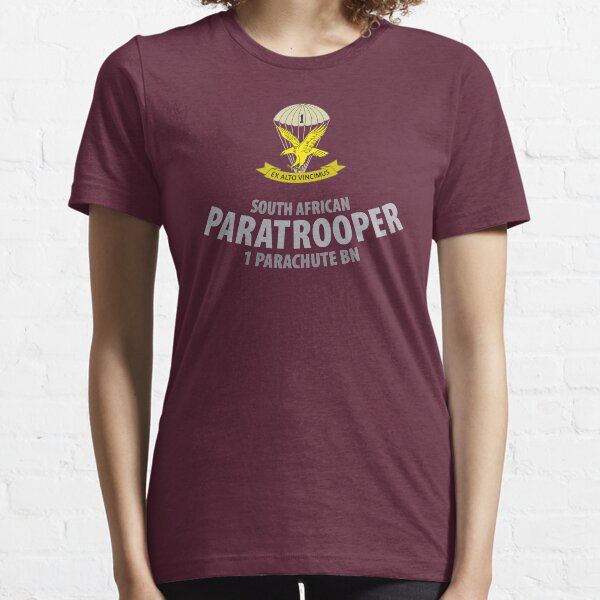 South African Paratrooper Shirt (1 Parachute Bn) SADF Essential T-Shirt